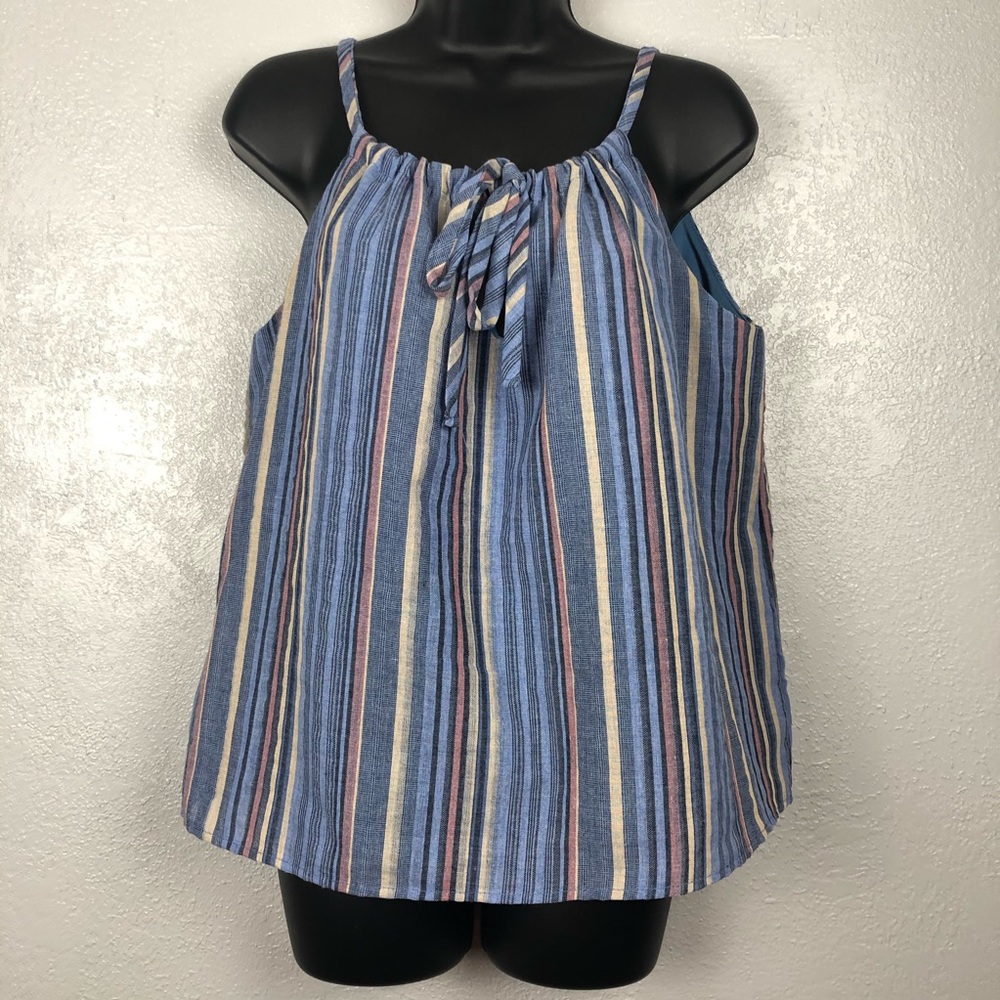 ANTHROPOLOGIE EVERLY tank spaghetti strap …
